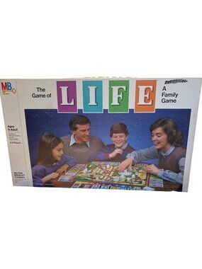 The Game Of Life Vintage 1982 Milton Bradley Family Board Game Ages 9+ Complete